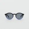 Lunettes de soleil à monture semi-transparente