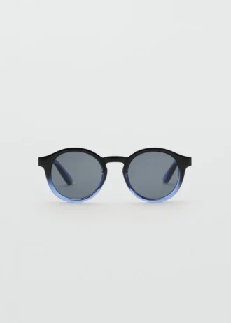 Lunettes de soleil à monture semi-transparente Lunettes de soleil à monture semi-transparente