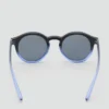 Lunettes de soleil à monture semi-transparente