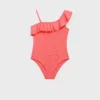 Maillot de bain asymétrique à volants Maillot de bain asymétrique à volants