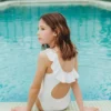 Maillot de bain asymétrique à volants Maillot de bain asymétrique à volants