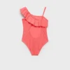 Maillot de bain asymétrique à volants Maillot de bain asymétrique à volants