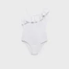 Maillot de bain asymétrique à volants Maillot de bain asymétrique à volants