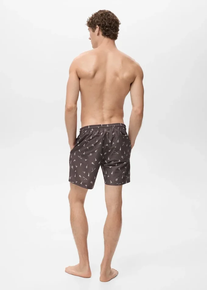 Maillot de bain avec imprimé voilier Maillot de bain avec imprimé voilier