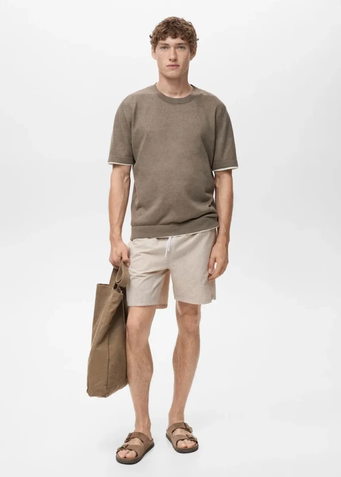 Maillot de bain en seersucker Maillot de bain en seersucker
