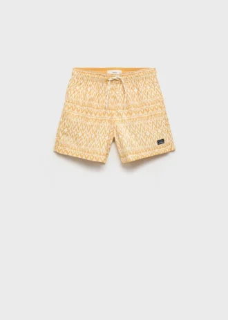 Maillot de bain imprimé avec cordon