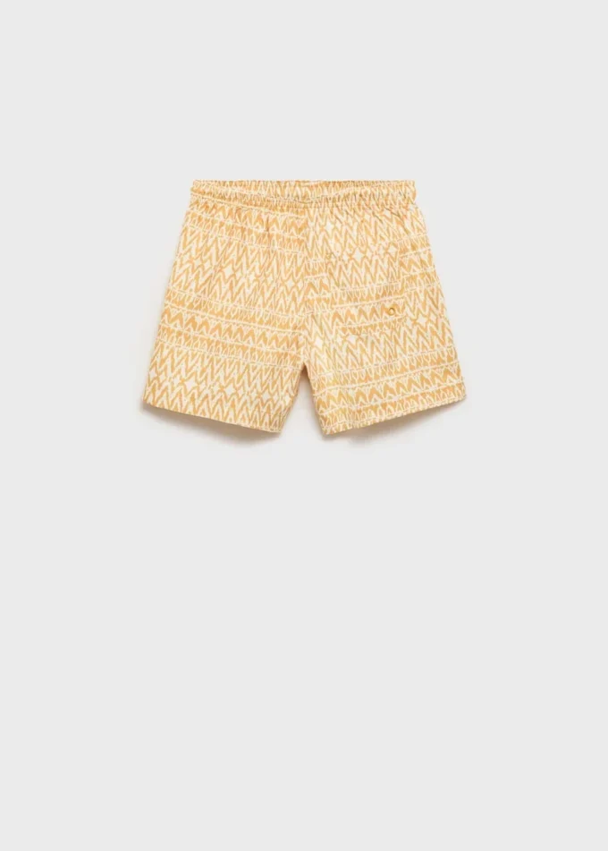 Maillot de bain imprimé avec cordon Maillot de bain imprimé avec cordon