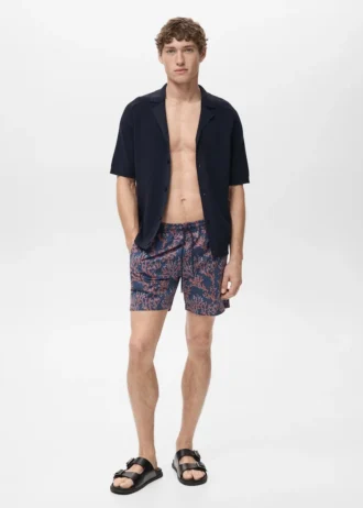Maillot de bain à imprimé corail Maillot de bain à imprimé corail