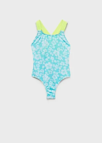 Maillot de bain imprimé dos croisé