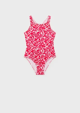 Maillot de bain imprimé dos croisé