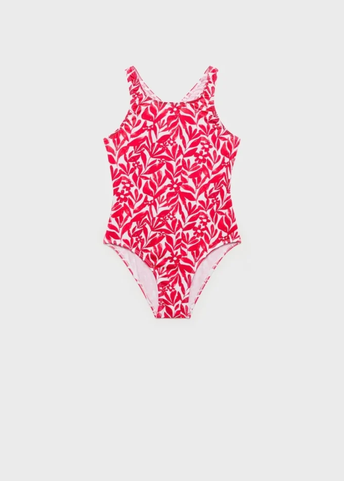 Maillot de bain imprimé dos croisé