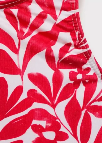 Maillot de bain imprimé dos croisé