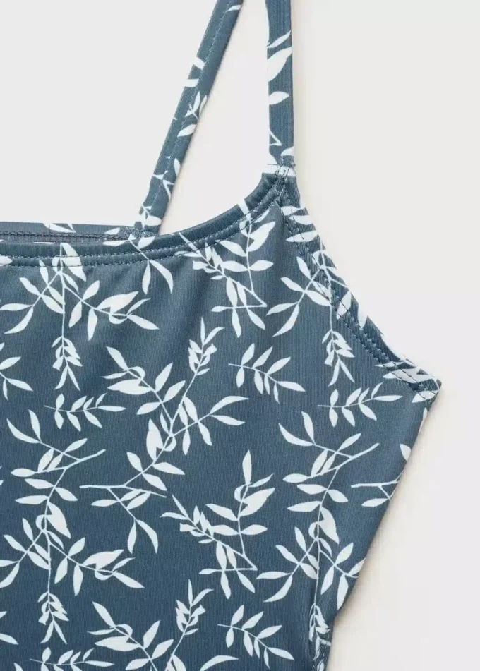 Maillot de bain imprimé feuilles Maillot de bain imprimé feuilles