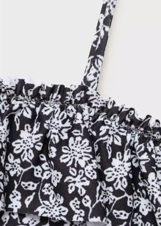 Maillot de bain à imprimé floral