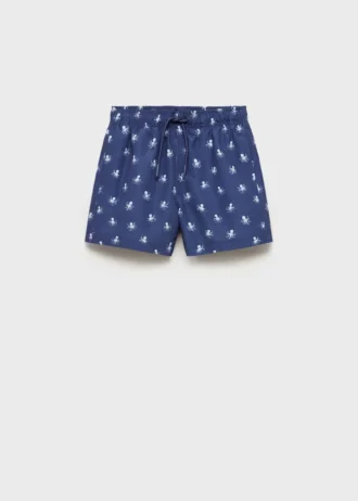 Maillot de bain imprimé pieuvre Maillot de bain imprimé pieuvre
