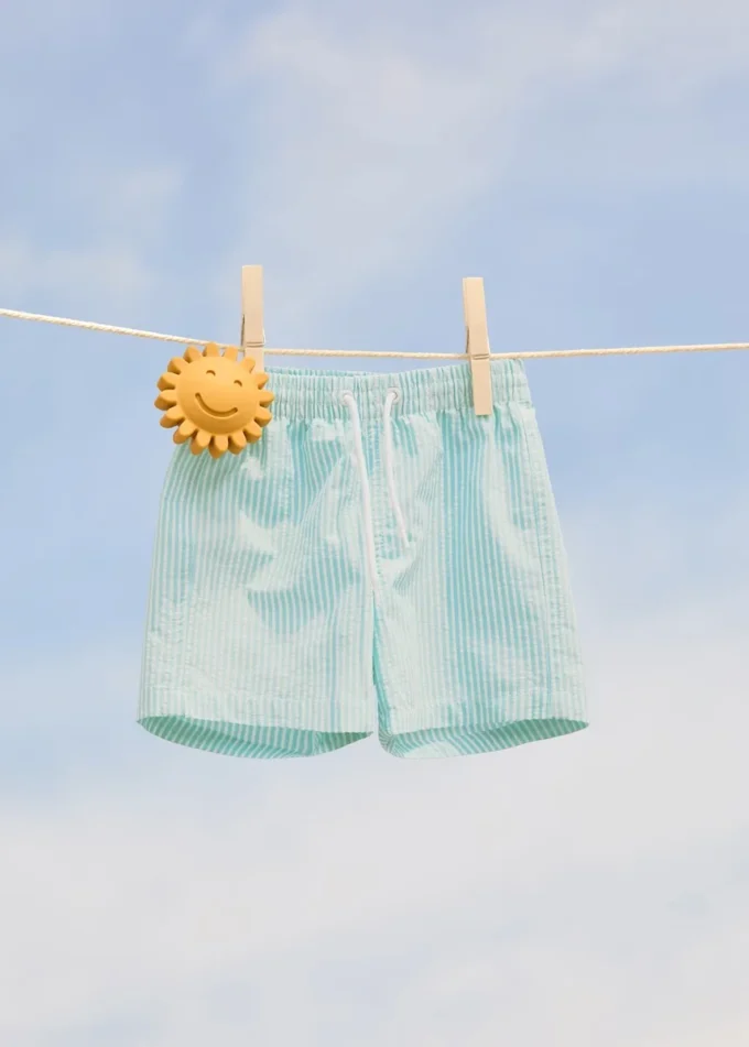 Maillot de bain rayé seersucker