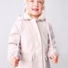 Manteau caoutchouté avec doublure effet fourrure