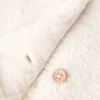 Manteau à capuche effet peau de mouton