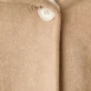 Manteau à capuche effet peau de mouton