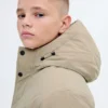 Manteau à capuche et poches Manteau à capuche et poches
