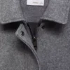 Manteau court en tissu