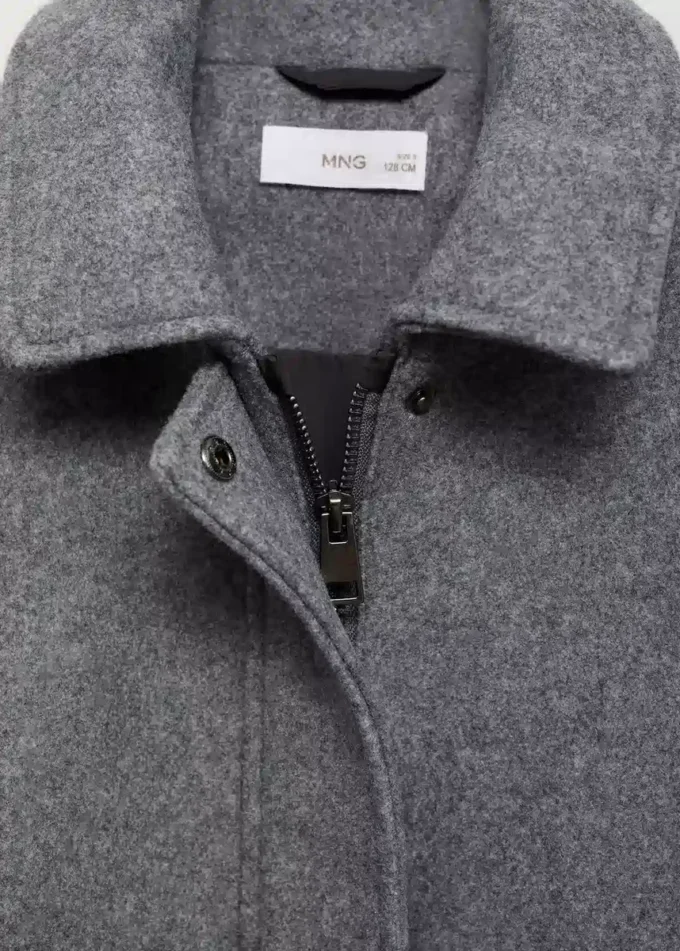 Manteau court en tissu