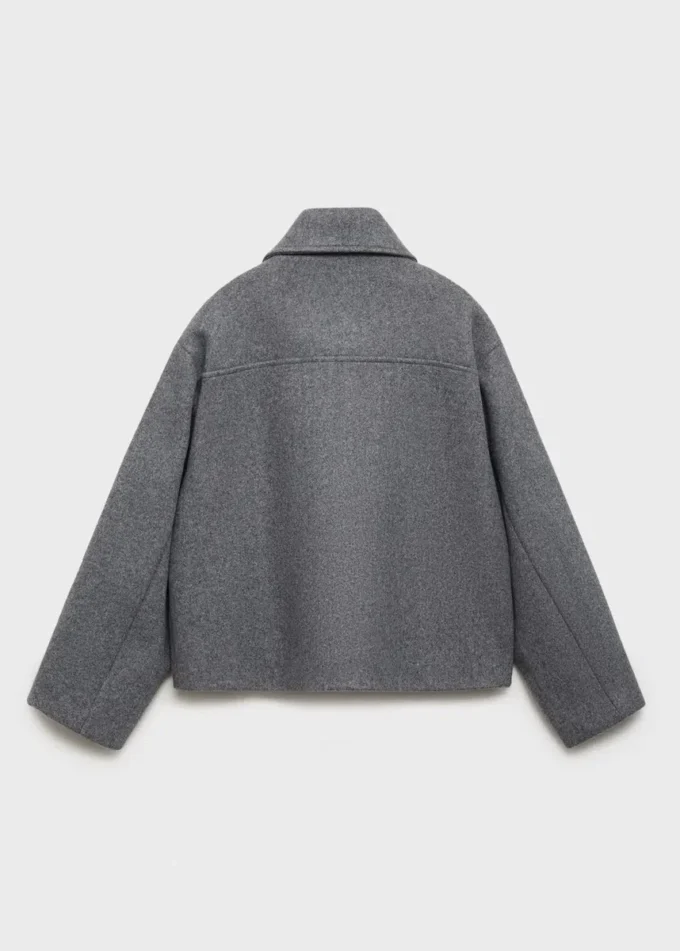 Manteau court en tissu