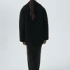 Manteau court oversize en laine Manteau court oversize en laine