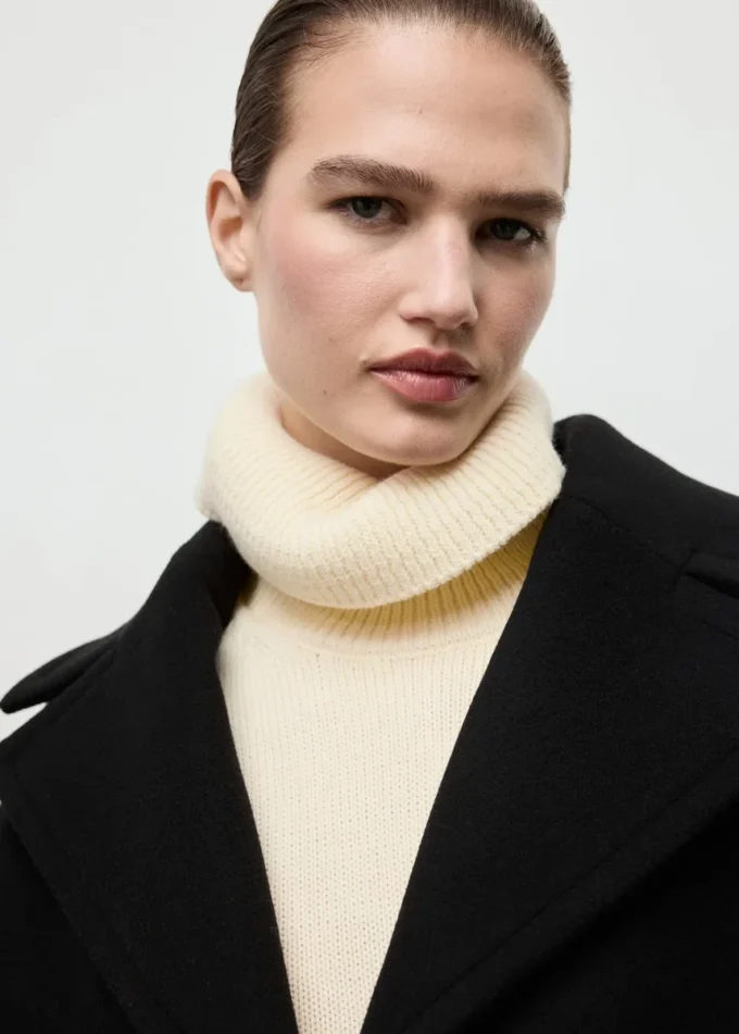 Manteau court oversize en laine Manteau court oversize en laine