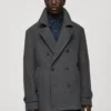 Manteau croisé en laine Manteau croisé en laine