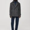 Manteau croisé en laine Manteau croisé en laine