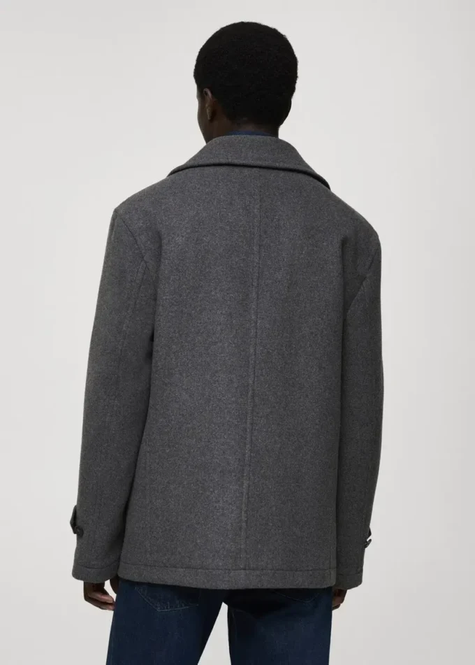 Manteau croisé en laine Manteau croisé en laine