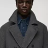 Manteau croisé en laine Manteau croisé en laine