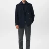 Manteau croisé en laine mélangée Manteau croisé en laine mélangée