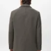 Manteau croisé en laine mélangée Manteau croisé en laine mélangée