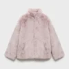 Manteau en fausse fourrure