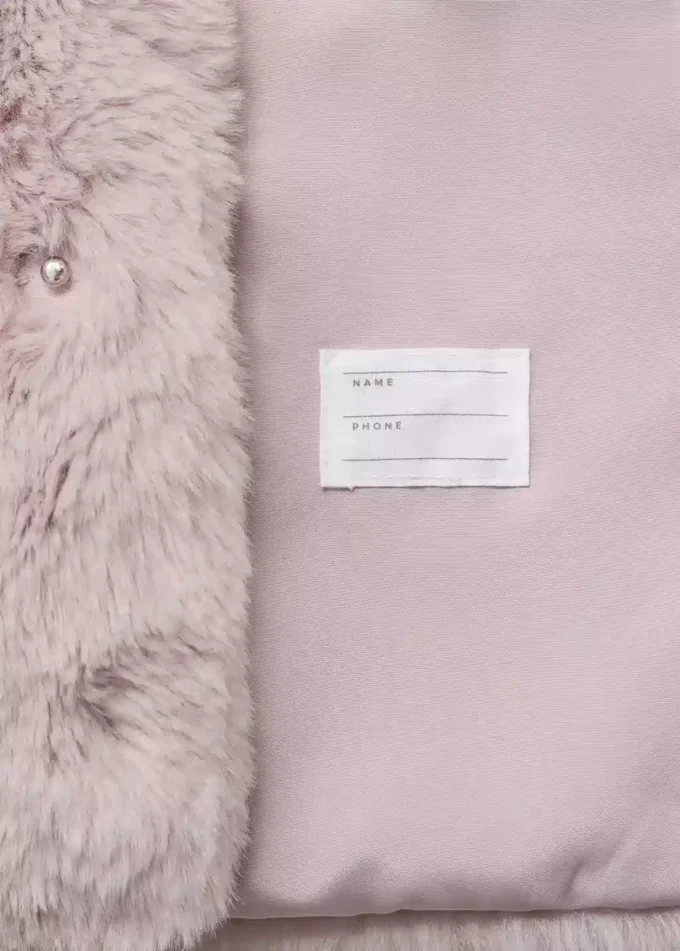 Manteau en fausse fourrure