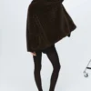 Manteau en fausse fourrure léopard