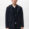 Manteau en laine à capuche Manteau en laine à capuche