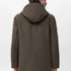 Manteau en laine à capuche Manteau en laine à capuche