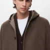 Manteau en laine à capuche Manteau en laine à capuche