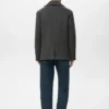 Manteau en laine à double boutonnage