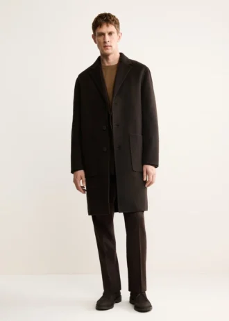 Manteau en laine fait main