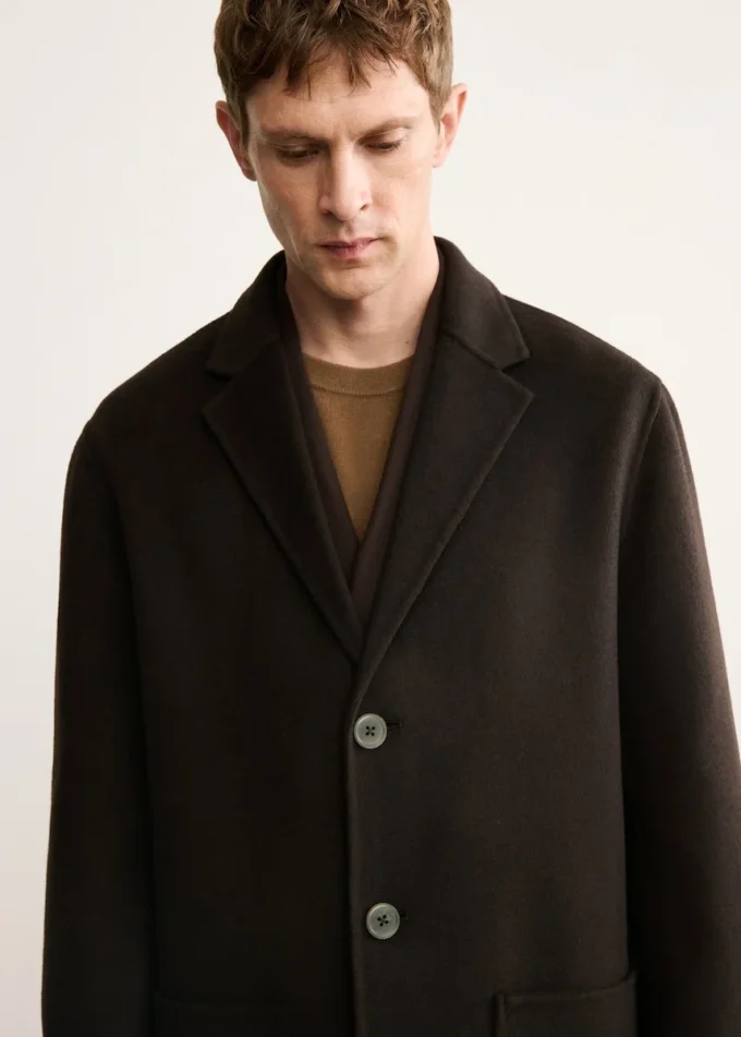 Manteau en laine fait main