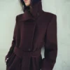 Manteau en laine Manteco avec ceinture Manteau en laine Manteco avec ceinture
