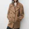 Manteau en laine Manteco à double boutonnage Manteau en laine Manteco à double boutonnage