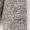 Manteau en laine mélangée mouchetée