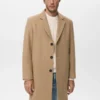 Manteau en laine à revers Manteau en laine à revers