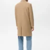 Manteau en laine à revers Manteau en laine à revers