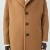 Manteau en laine à revers Manteau en laine à revers